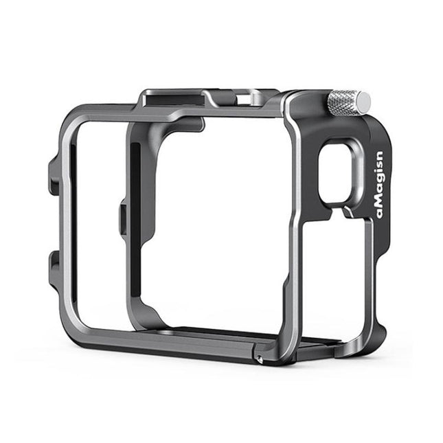 AMagisn Metal Frame Case For Insta360 Ace Pro 2 / Ace Pro / Ace Aluminum Utility Cage With Cold Shoe