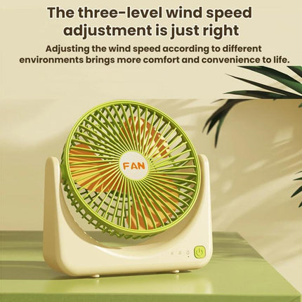 Desktop Mini USB Rechargeable Portable Fan
