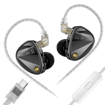 KZ Vader Pro Hifi Bass 6-Driver Dynamic Music In Ear 1.2m Wired Earphones, HM Curve Standard, HM Curve With Mic, Bass Enhanced Standard, Bass Enhanced With Mic, HM Curve With Mic Type-C, Bass Enhanced With Mic Type-C