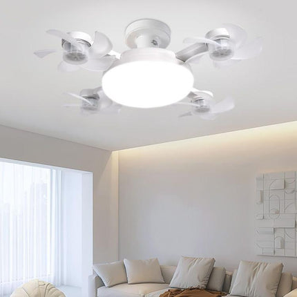 E27 Screw Base Ceiling Fan Light High Air Volume Quiet Fan Lamp For Living Room, 45cm 3-Head, 50cm 4-Head