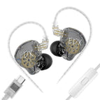 Translucent Gray With Mic Type-C