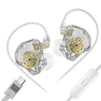 Transparent With Mic Type-C