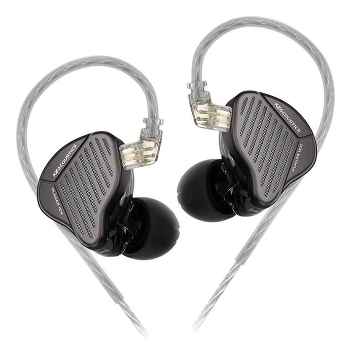 KZ-PR1 Planar Magnetic 1.2m Wired Earphones 13.2mm Planar Driver High-Res Hi-Fi Earbuds, Standard, With Mic