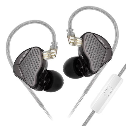 KZ-PR1 Planar Magnetic 1.2m Wired Earphones 13.2mm Planar Driver High-Res Hi-Fi Earbuds, Standard, With Mic