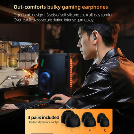 KZ-Gale HiFi 1.2 m Wired Game Earphones, Black Standard 3.5mm, Black With Mic 3.5mm, White Standard 3.5mm, White With Mic 3.5mm, Black M2 Cable Sound Card Type-C, White M2 Cable Sound Card Type-C