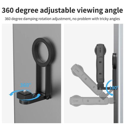 Magnetic Action Camera Mount Base, Universal 2-Prong Ball Joint, For Insta360 GO 3/3S Quick Release, For GoPro 13 Quick Release, For DJI Action 5 Pro/4/3/2 Quick Release, For 1/4inch Screw Hole Camera, Universal 17mm Ball Joint                         ...