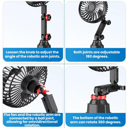 SHUNWEI 12V/24V Car Cup Holder Fan With USB Single Head, SD-2701