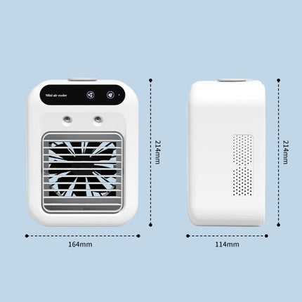 Mini Household Air Cooler, Desktop Cooling Fan With Mist Spray & Humidification Function, L7