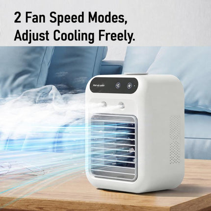 Mini Household Air Cooler, Desktop Cooling Fan With Mist Spray & Humidification Function, L7