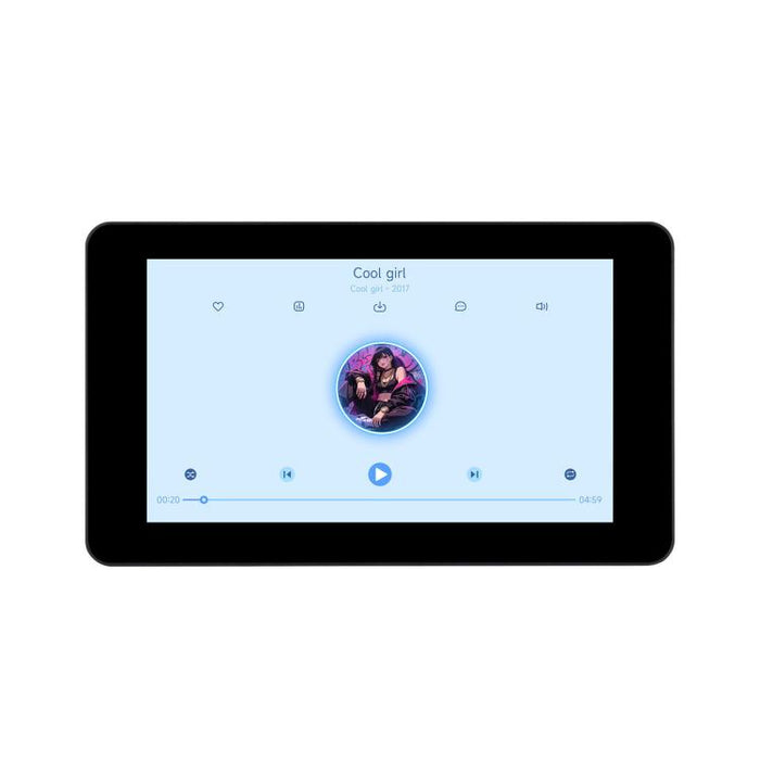 WAVESHARE ESP32-S3 7 Inch AI Voice Touch Display Development Board, 800 × 480 Resolution, 5-Point Touch, IPS Display Panel, Supports 2.4GHz Wi-Fi & BLE 5, 34894