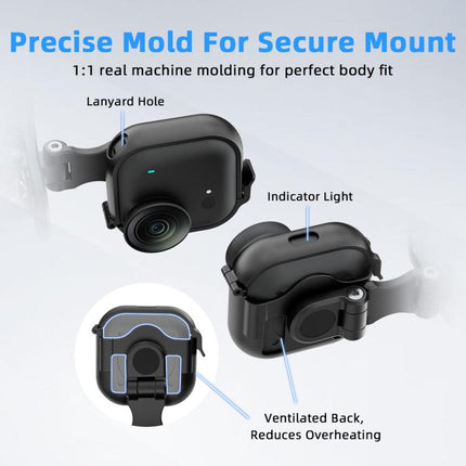 Insta360 Go Ultra Flymile Magnetic Backpack Shoulder Strap Clip