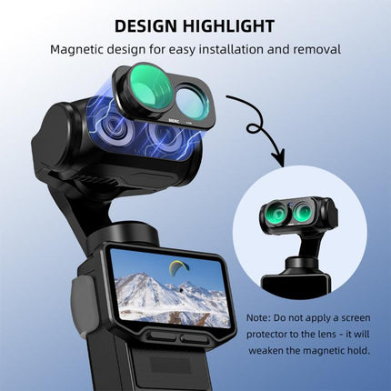 For Insta360 Luna Ultra BRDRC 115 Degree Wide-Angle Lens External Filter