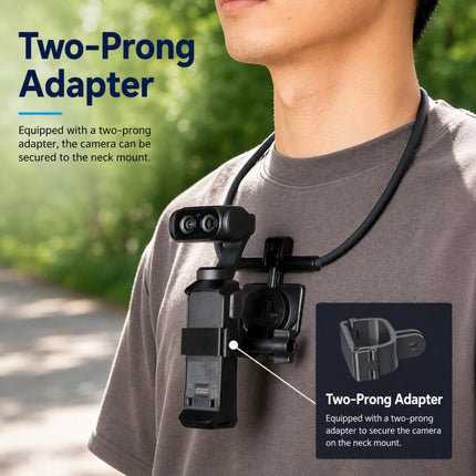 For Insta360 Luna Ultra Neck Mount And Wrist Strap Holder Kit Action Camera And Remote, 4-Piece Set, 5-Piece Set