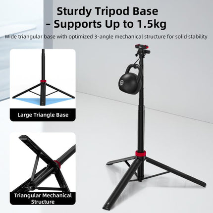 For Insta360 Ace Pro 2 / X5 BRDRC 1.6m Ball Head Quick-Release Tripod Selfie Extension Pole