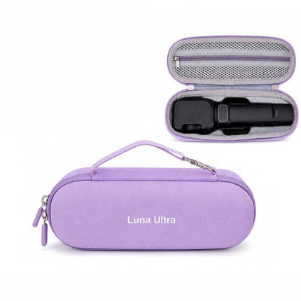 For Insta360 Luna Ultra Carrying Case Portable Hard Shell Storage Bag, Black, Gray, Purple, Pink, With Shoulder Strap Black, With Shoulder Strap Gray, With Shoulder Strap Purple, With Shoulder Strap Pink