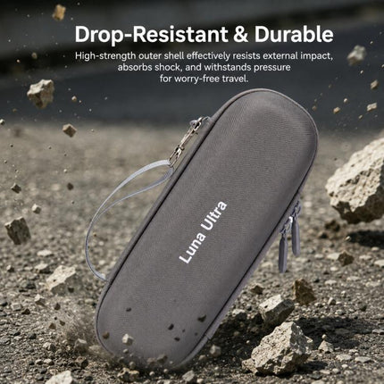 For Insta360 Luna Ultra Carrying Case Portable Hard Shell Storage Bag, Black, Gray, Purple, Pink, With Shoulder Strap Black, With Shoulder Strap Gray, With Shoulder Strap Purple, With Shoulder Strap Pink