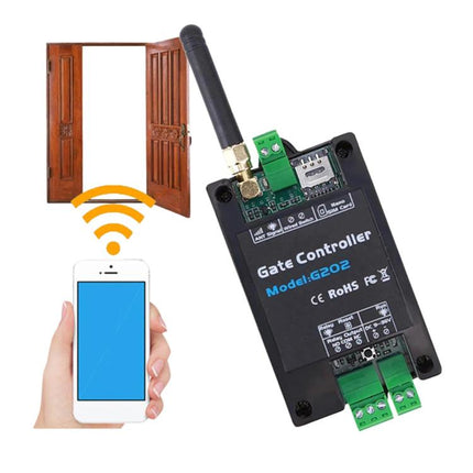 G202 2G GSM SMS Gate Opener Controller For Light Fan Water Pump Motor & Gate Operator, G202
