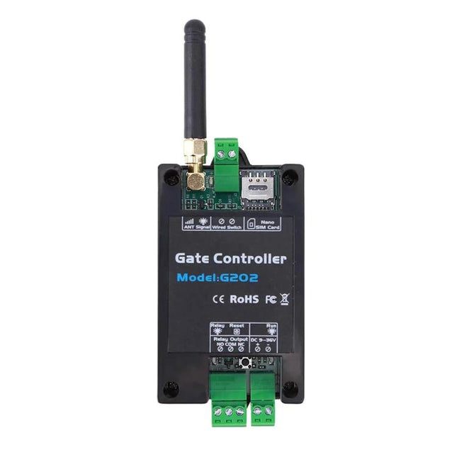 G202 2G GSM SMS Gate Opener Controller For Light Fan Water Pump Motor & Gate Operator, G202