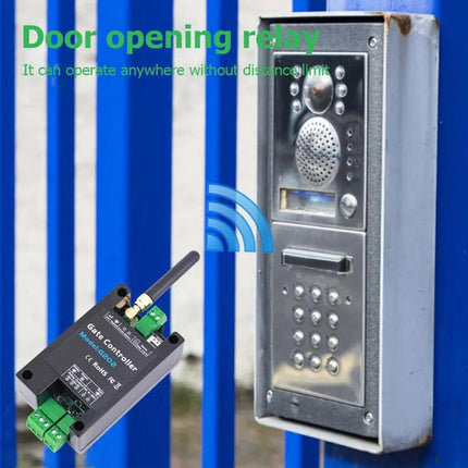 G202 2G GSM SMS Gate Opener Controller For Light Fan Water Pump Motor & Gate Operator, G202
