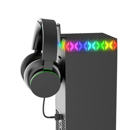 ipega Top Cooling Fan For Xbox Series X Console Auto Temp Sensor Cooler with RGB Light & Headset Hook, PG-XBX026S