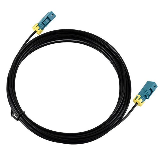 WAVESHARE Fakra Z-Coded Dual Female Waterproof Coaxial Cable, RG174 Coaxial Cable, 5m Length, Compatible With GMSL1/2 Cameras, Fakra Z-Coded 5m Cable