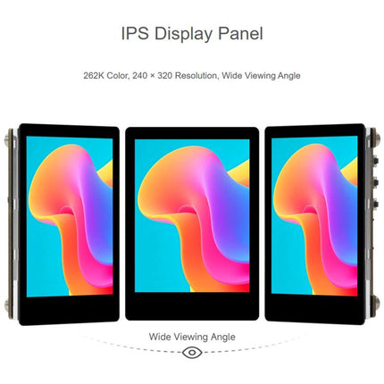 WAVESHARE 35066 ESP32-C6 2.8 Inch IPS Capacitive Touch Display Development Board Ntegrated Wi-Fi 6, Bluetooth 5, 35066
