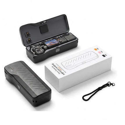 For DJI Pocket 4P Hard Shell Protective Storage Case Box With 3 Filter Slots, 2 SD Card Holders