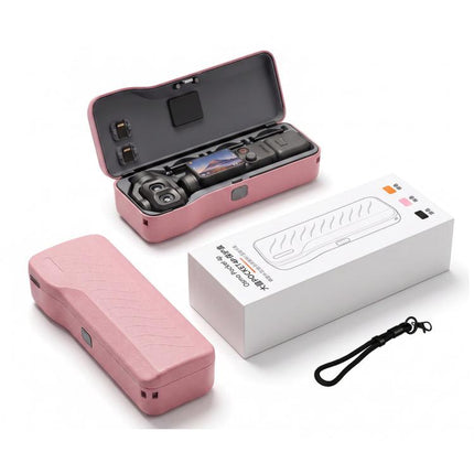 For DJI Pocket 4P Hard Shell Protective Storage Case Box With 3 Filter Slots, 2 SD Card Holders