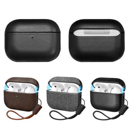 DELIDIGI DD14 Magnetic Vintage Cover With Lanyard Bar, For AirPods Pro 3
