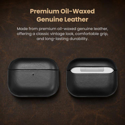 DELIDIGI DD14 Magnetic Vintage Cover With Lanyard Bar, For AirPods Pro 3