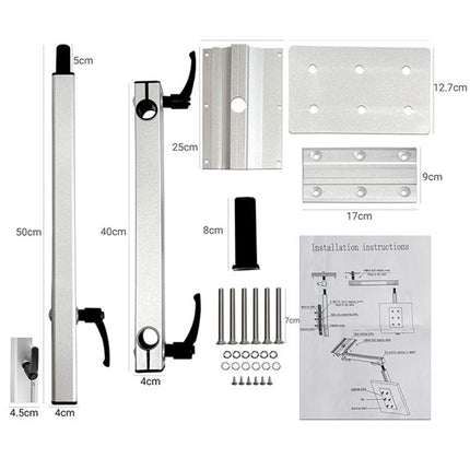 RV Multifunctional Rotatable Telescopic Table Leg Bracket Movable Table Leg Support For Yacht