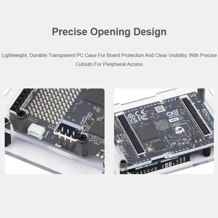 WAVESHARE For Arduino UNO Q Development Board Enclosure Kit Upgrade Version, 2GB+16GB, 4GB+32GB