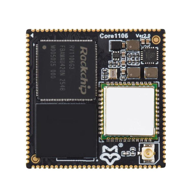 WAVESHARE 256MB Luckfox Core1106 Core Board Based On Rockchip RV1106 Chip, No WiFi, With WiFi