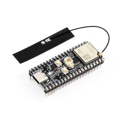 Waveshare ESP32-C5 Dual-Band Wi-Fi 6 Development Board External FPC Antenna, Without Pinheader, With Pinheader
