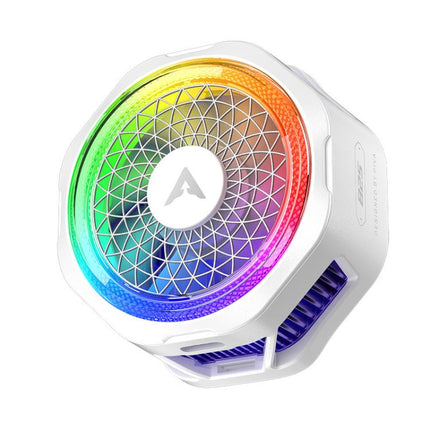 PIVA B25 Magnetic Phone Cooler 20W Semiconductor Cooling Fan with Detachable Clip, RGB Light