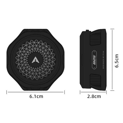 PIVA B25 Magnetic Phone Cooler 20W Semiconductor Cooling Fan with Detachable Clip, RGB Light