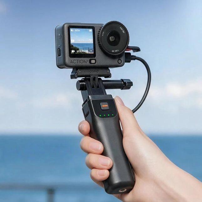 LKTOP 5000mAh Battery Handle For DJI Osmo Action 6 / Osmo 360 / Action 5 Pro Power Hand Grip, Osmo Battery Handle