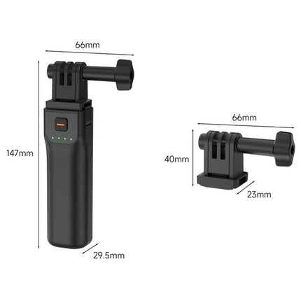 LKTOP 5000mAh Battery Handle For DJI Osmo Action 6 / Osmo 360 / Action 5 Pro Power Hand Grip, Osmo Battery Handle