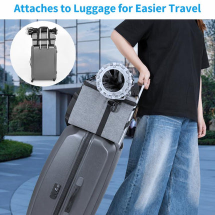 FOMITO AB-27 Handheld Portable Large Capacity Camera Bag Outdoor DSLR Digital Camera Lens Case, AB-27 Grey, AB-27 Black