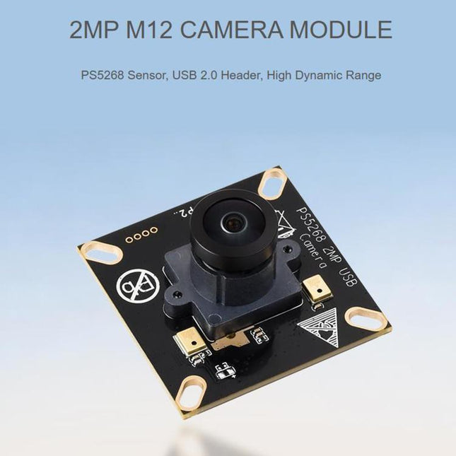 PS5268 2MP M12 Camera Module Type B USB 2.0 Header High Dynamic Range, 35496