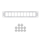 1U 10-Port Universal Patch Panel