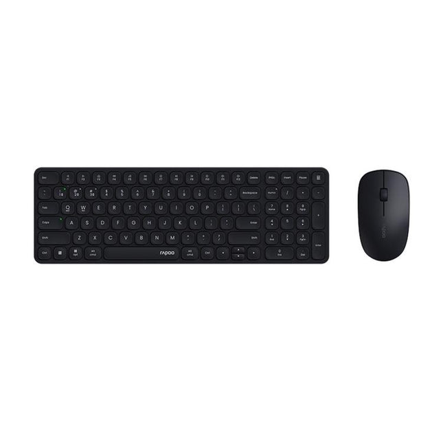 Rapoo Ultra-Thin Multi-Device Wireless Keyboard Mouse Combo, Bluetooth 5.0/2.4G Silent Desktop Set, 9000S White 78-Key, 9300S Dark Gray 99-Key, 9000S Dark Gray 78-Key, 9300S White 99-Key
