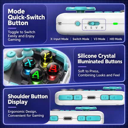 BSP Y05 Mini Pocket Bluetooth Game Controller Portable Wireless Gamepad