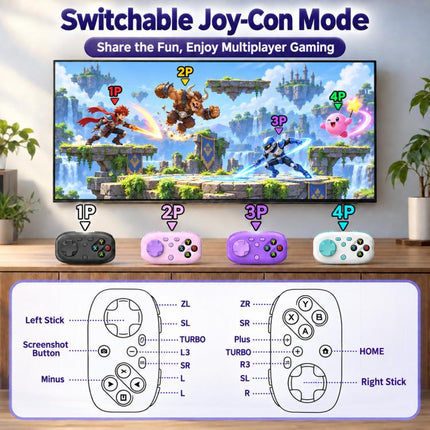 BSP Y05 Mini Pocket Bluetooth Game Controller Portable Wireless Gamepad