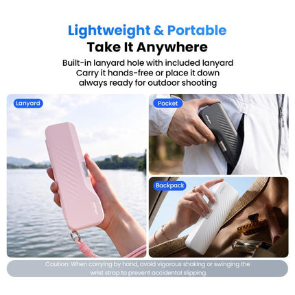 For Insta360 Luna Ultra aMagisn Full Wrap Hard Shell Storage Box Carrying Case