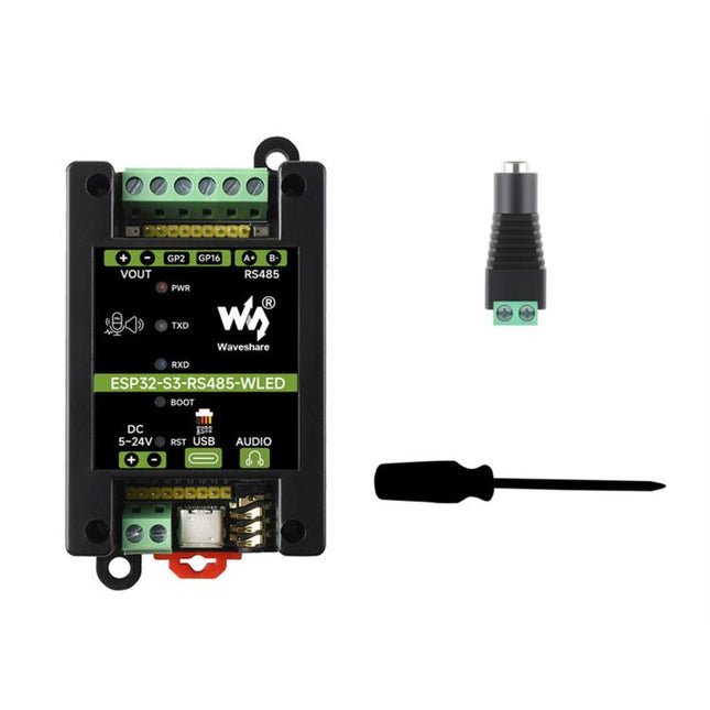 WAVESHARE ESP32-S3 RS485 Development Board, LX7 240MHz Dual-Core Processor, WLED Strip Control, 35580