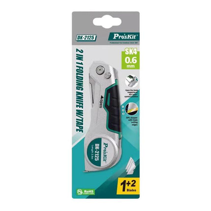 Heavy Duty Tape Measure & Thickened Utility Knife Industrial Express Box Cutting Knife, DK-2125