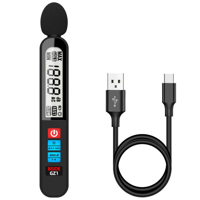 Digital Sound Level Meter 30-130dB Decibel Meter, GZ1