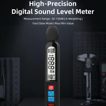 Digital Sound Level Meter 30-130dB Decibel Meter, GZ1