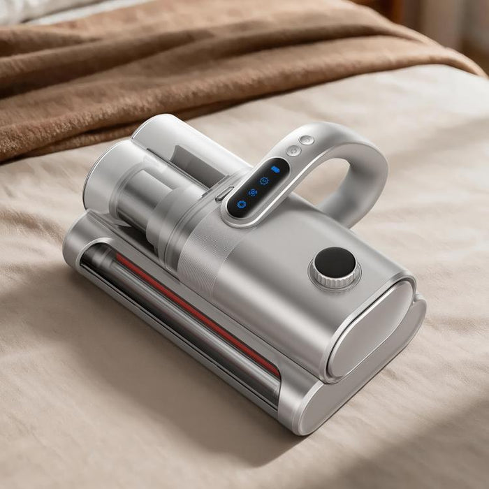 Cordless Mattress Vacuum Cleaner Bed Mite Remover with UV Light & High Frequency Beating